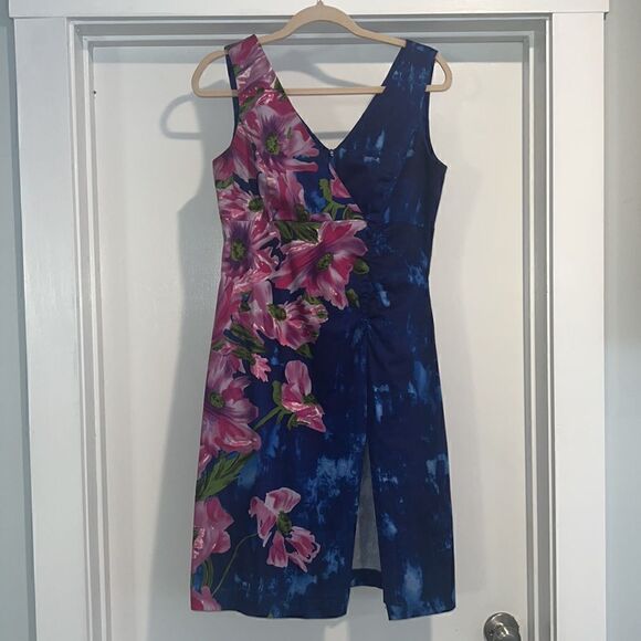 Donna Rocco Women’s 10 beautiful vibrant floral dress - Picture 2 of 12